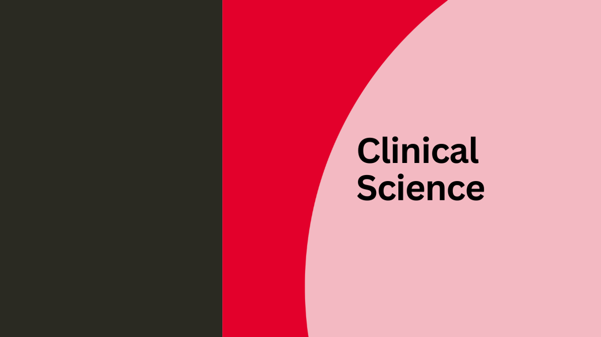 Sciences cliniques
